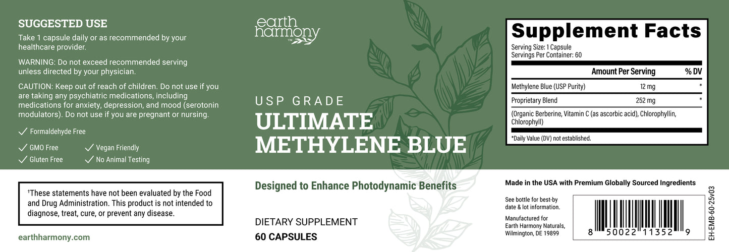 Ultimate Methylene Blue (60 Capsules)