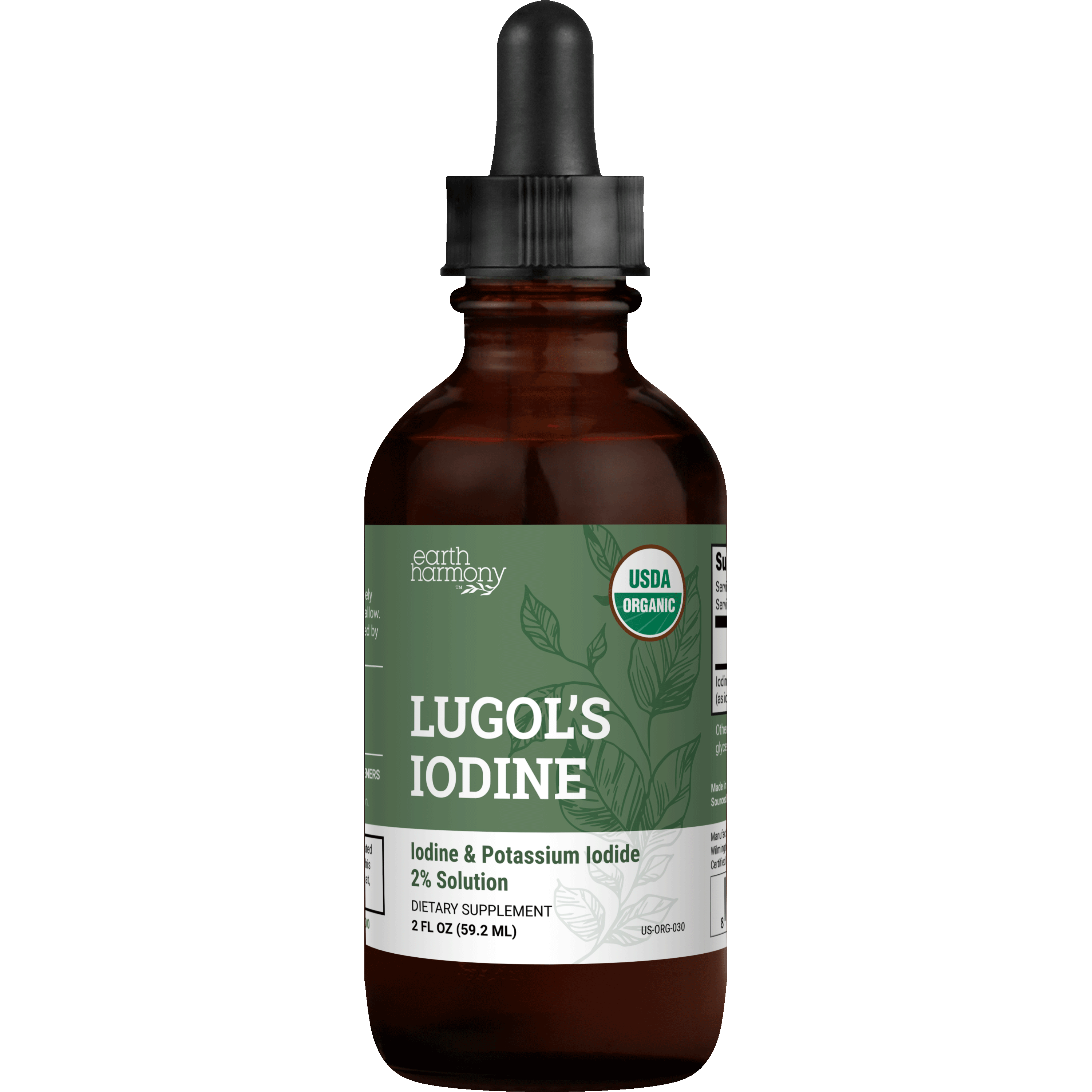 Lugol's Iodine Supplement - USDA Organic – Earth Harmony Retail